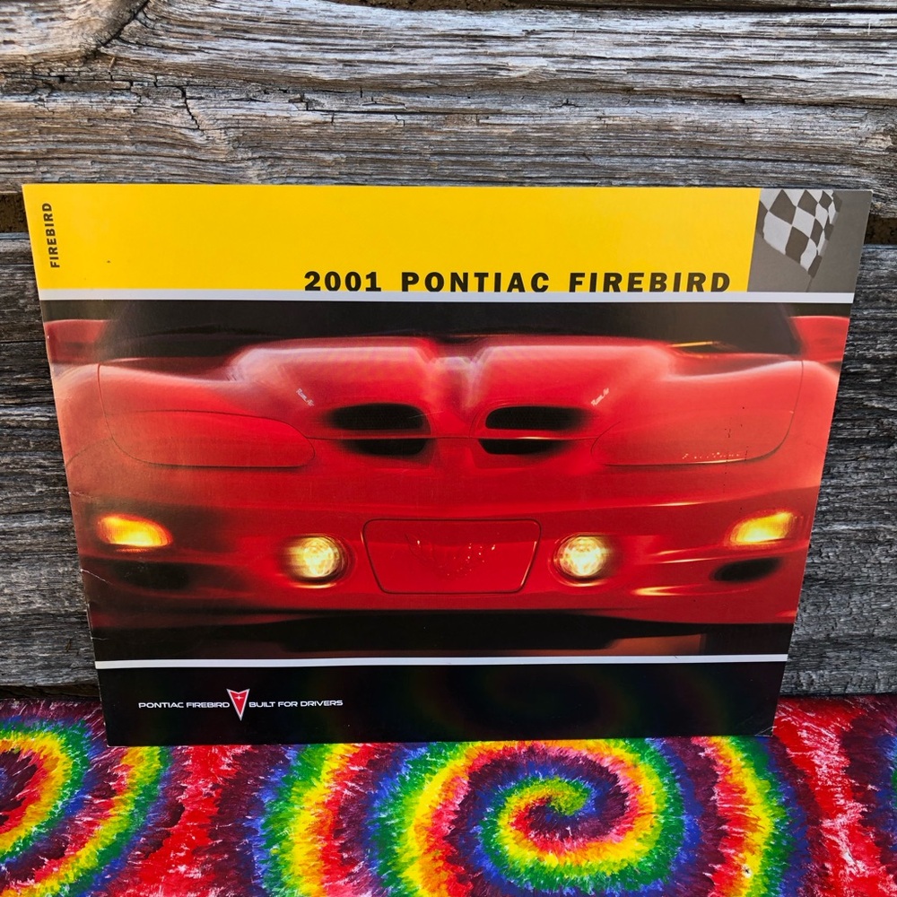 💛2001 Pontiac Firebird car dealership Brochure